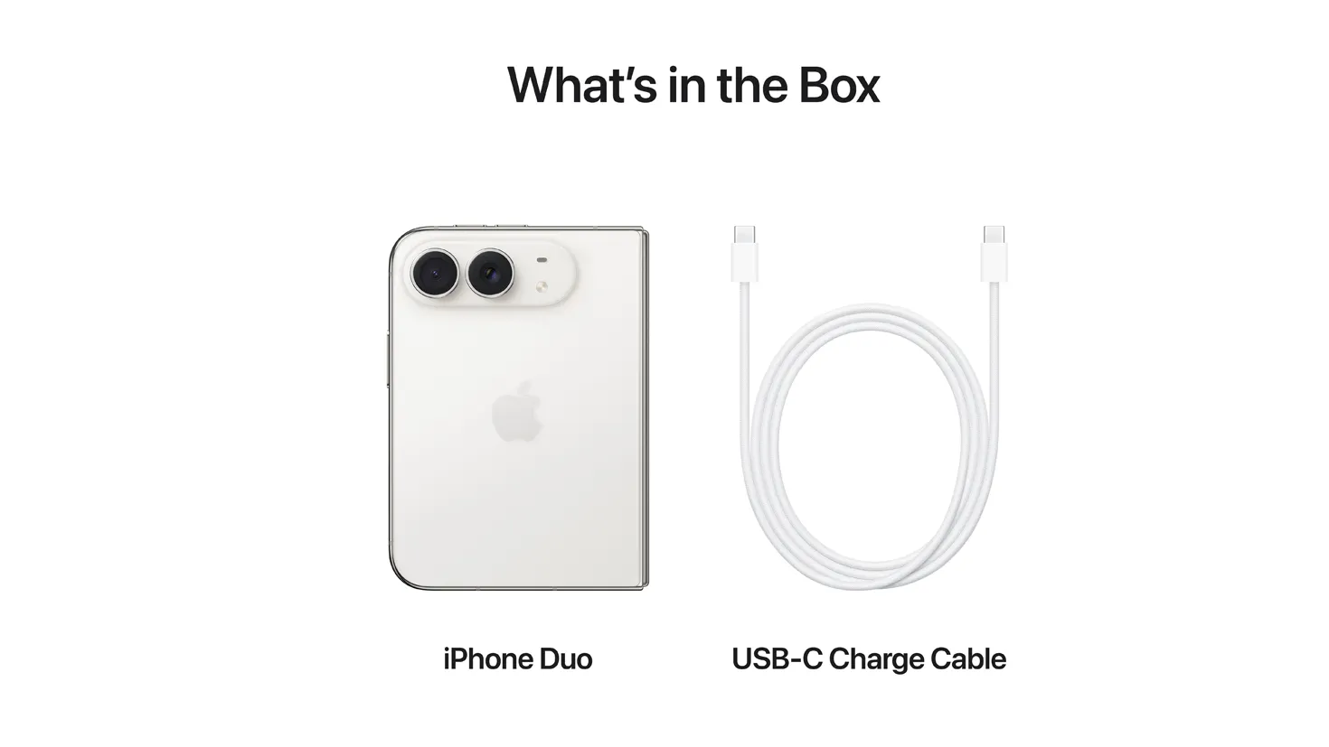 What's in the Box - iPhone Duo and USB-C Charge Cable