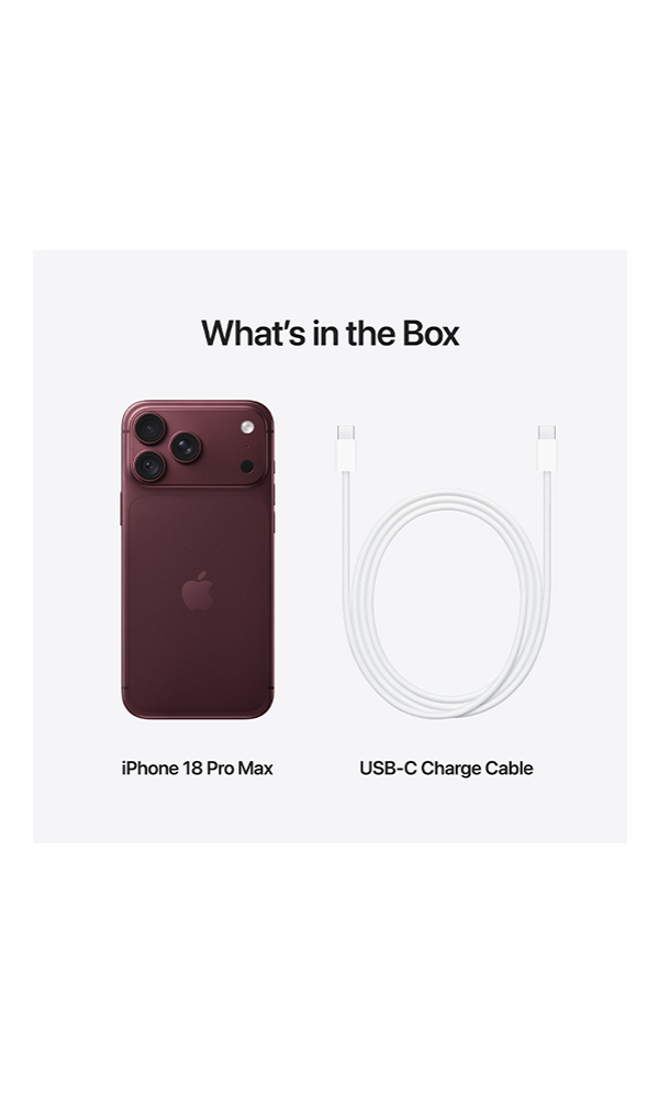 Apple iPhone 18 Pro Max burgundy-full-product-back-600