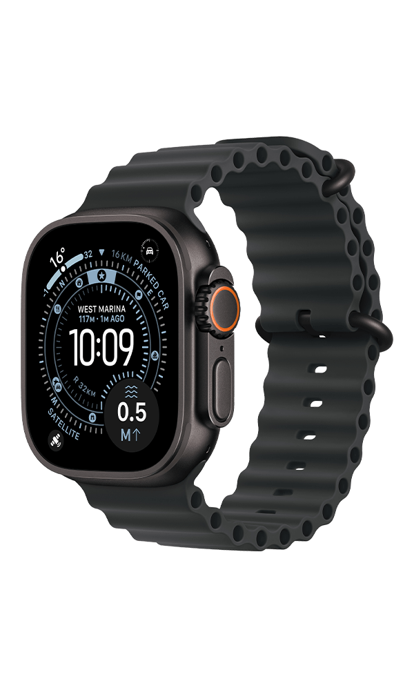 Apple Watch Ultra 3 Black Titanium Ocean Band For Business Vodafone UK