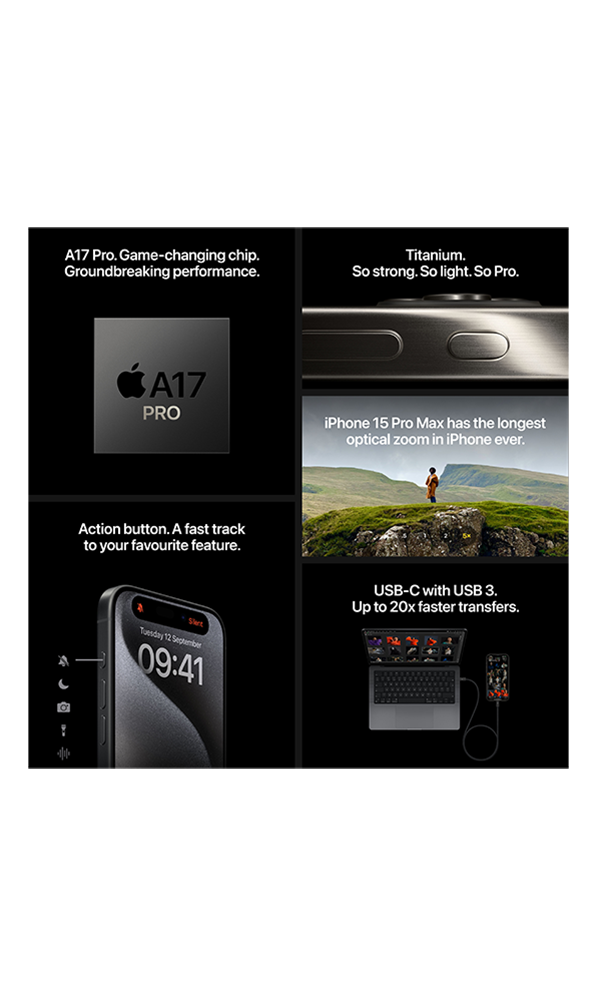 Apple iphone 15 pro max side