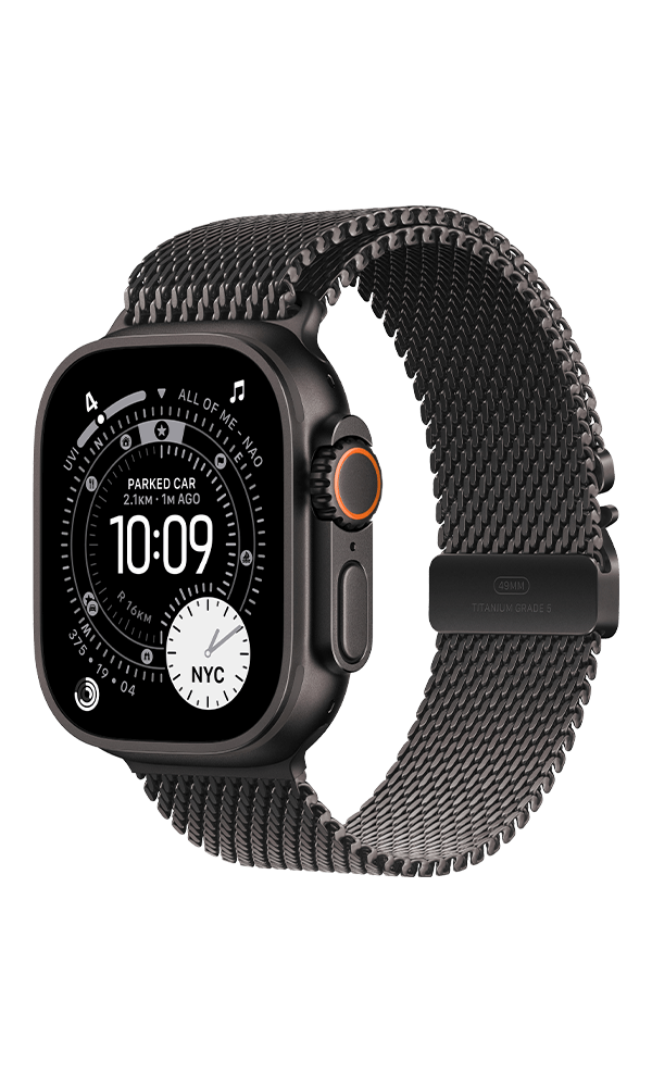 Apple Watch Ultra 3 Black Titanium Milanese Loop Deals & Contracts