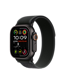 Apple Watch Ultra 2 49 mm Black Titanium Trail Loop Plan Vodafone UK