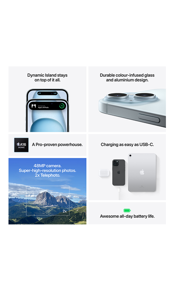 Apple iphone 15 plus side