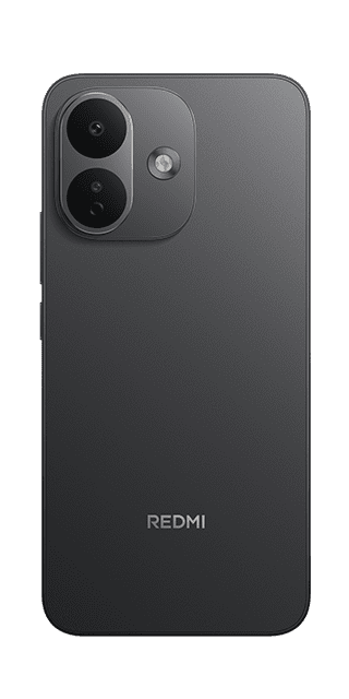 Back of REDMI Note 17 Pro 5G in black