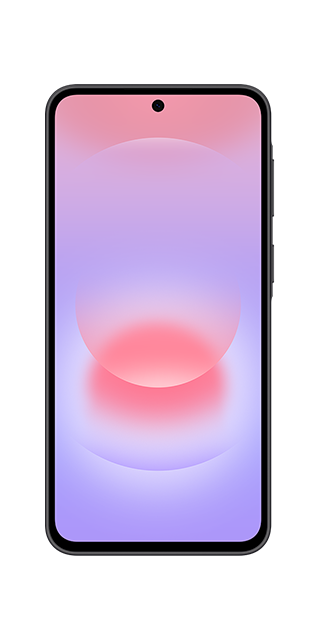 Samsung a37 in black front
