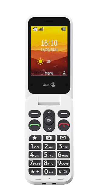 Front of Doro Leva L30 in black